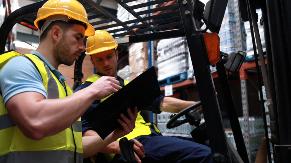 Skillforce Recruitment Forklift Workers in a Warehouse